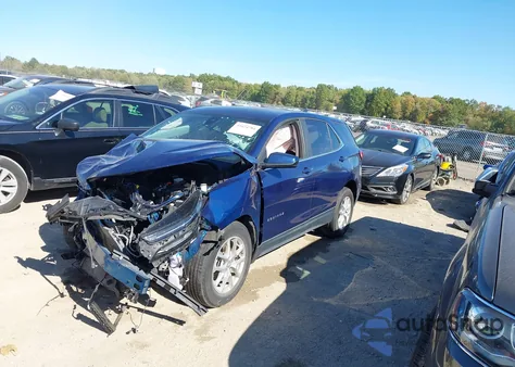 2022 Chevrolet Equinox Fwd Lt from USA, damaged, VIN 2GNAXKEV2N6111123